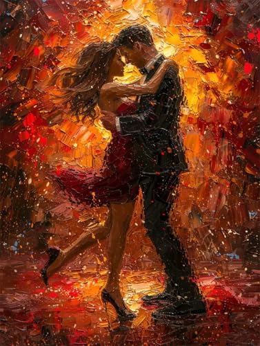 DIY 5D Erwachsene und Anfänger Diamant Malerei Set Bohren Voll Leidenschaftliche Liebhaber Tanzen Tango Bild Diamond Painting Gemälde Arts Perfekt Für Entspannung Und Decor Platz Drill 25x35cm AB1950 DIY 5D Erwachsene und Anfänger Diamant Malerei Set Bohren Voll Leidenschaftliche Liebhaber Tanzen Tango Bild Diamond Painting Gemälde Arts Perfekt Für Entspannung Und Decor Platz Drill 25x35cm AB1950 von Quxaoqiao