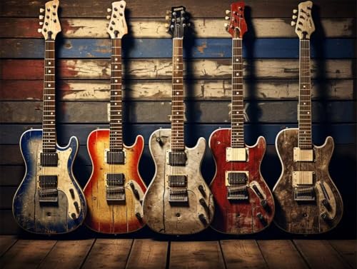 DIY 5D Erwachsene und Anfänger Diamant Malerei Set Bohren Voll Rockinstrumente Gitarre Bild Diamond Painting Gemälde Arts Craft Perfekt Für Entspannung Und Wand Decor Platz Drill 45x60cm AB2344 DIY 5D Erwachsene und Anfänger Diamant Malerei Set Bohren Voll Rockinstrumente Gitarre Bild Diamond Painting Gemälde Arts Craft Perfekt Für Entspannung Und Wand Decor Platz Drill 45x60cm AB2344 von Quxaoqiao
