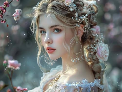 Erwachsene Diamond Painting DIY 5D Voll Bohren Set Elegante Edle Prinzessin Bild Diamant Gemälde Diamant Malerei Arts Craft Perfekt Für Entspannung Und Decor Quadratischer Diamant 55x75cm AE2217 Erwachsene Diamond Painting DIY 5D Voll Bohren Set Elegante Edle Prinzessin Bild Diamant Gemälde Diamant Malerei Arts Craft Perfekt Für Entspannung Und Decor Quadratischer Diamant 55x75cm AE2217 von Quxaoqiao