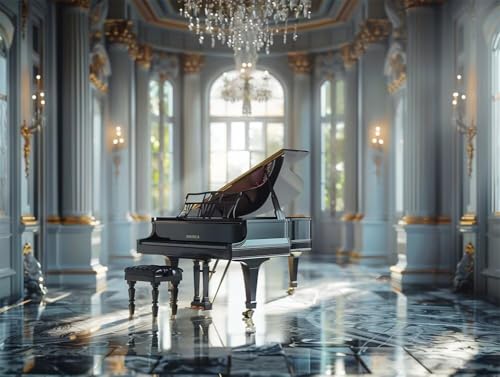 Erwachsene Diamond Painting DIY 5D Voll Bohren Set Elegantes Klavier Bild Diamant Gemälde Diamant Malerei Arts Craft Perfekt Für Entspannung Und Decor Quadratischer Diamant 100x130cm AE2225 von Quxaoqiao