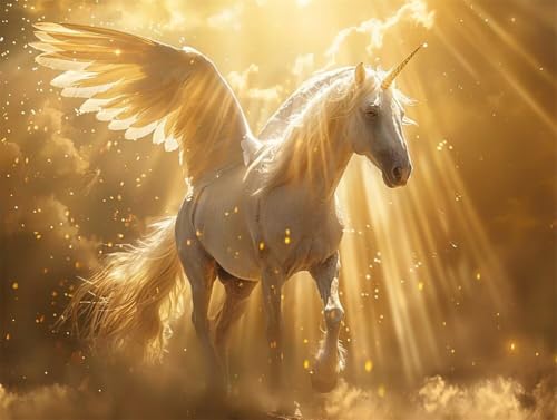 Erwachsene Diamond Painting DIY 5D Voll Bohren Set Heiliger Pegasus Bild Diamant Gemälde Diamant Malerei Arts Craft Perfekt Für Entspannung Und Decor Quadratischer Diamant 100x130cm AE2330 Erwachsene Diamond Painting DIY 5D Voll Bohren Set Heiliger Pegasus Bild Diamant Gemälde Diamant Malerei Arts Craft Perfekt Für Entspannung Und Decor Quadratischer Diamant 100x130cm AE2330 von Quxaoqiao