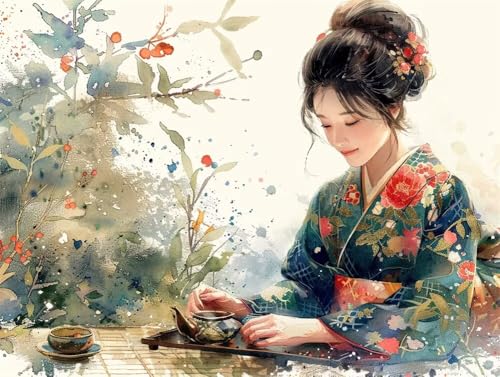 Erwachsene Diamond Painting DIY 5D Voll Bohren Set Japanische Kimono Schönheiten Bild Diamant Gemälde Diamant Malerei Arts Craft Perfekt Für Entspannung Und Decor Runder Diamant 35x45cm AE0364 Erwachsene Diamond Painting DIY 5D Voll Bohren Set Japanische Kimono Schönheiten Bild Diamant Gemälde Diamant Malerei Arts Craft Perfekt Für Entspannung Und Decor Runder Diamant 35x45cm AE0364 von Quxaoqiao
