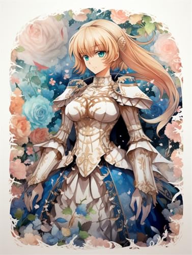 Erwachsene und Anfänger Diamond Painting DIY 5D Voll Bohren Set Anime Krieger Bild Diamant Gemälde Diamant Malerei Arts Craft Perfekt Für Entspannung Und Wand Decor Runder Diamant 55x75cm AE0042 Erwachsene und Anfänger Diamond Painting DIY 5D Voll Bohren Set Anime Krieger Bild Diamant Gemälde Diamant Malerei Arts Craft Perfekt Für Entspannung Und Wand Decor Runder Diamant 55x75cm AE0042 von Quxaoqiao
