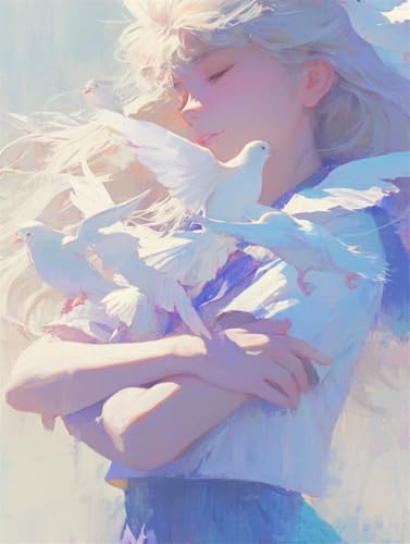 Erwachsene und Anfänger Diamond Painting DIY 5D Voll Bohren Set Anime Schönes Mädchen Bild Diamant Gemälde Diamant Malerei Arts Craft Perfekt Für Entspannung Und Decor Runder Diamant 85x115cm AE0003 Erwachsene und Anfänger Diamond Painting DIY 5D Voll Bohren Set Anime Schönes Mädchen Bild Diamant Gemälde Diamant Malerei Arts Craft Perfekt Für Entspannung Und Decor Runder Diamant 85x115cm AE0003 von Quxaoqiao