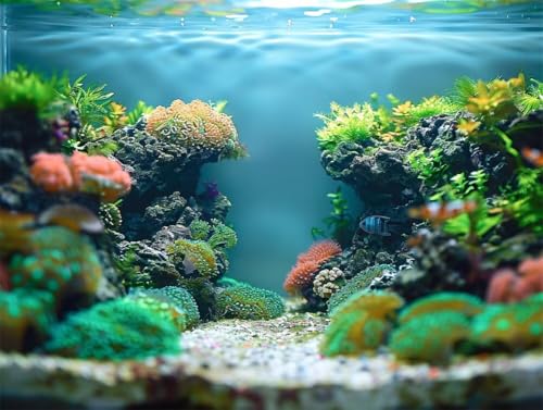 Erwachsene und Anfänger Diamond Painting DIY 5D Voll Bohren Set Aquarium Mit Meerblick Bild Diamant Gemälde Diamant Malerei Arts Craft Perfekt Für Entspannung Und Decor Runder Diamant 45x60cm AE0910 von Quxaoqiao