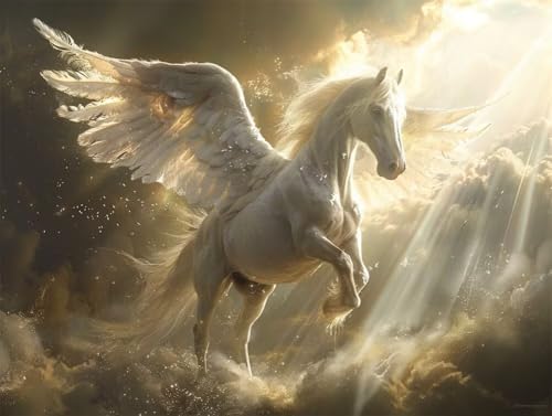 Erwachsene und Anfänger Diamond Painting DIY 5D Voll Bohren Set Heiliger Pegasus Bild Diamant Gemälde Diamant Malerei Arts Craft Perfekt Für Entspannung Und Decor Quadratischer Diamant 35x45cm AE2326 Erwachsene und Anfänger Diamond Painting DIY 5D Voll Bohren Set Heiliger Pegasus Bild Diamant Gemälde Diamant Malerei Arts Craft Perfekt Für Entspannung Und Decor Quadratischer Diamant 35x45cm AE2326 von Quxaoqiao