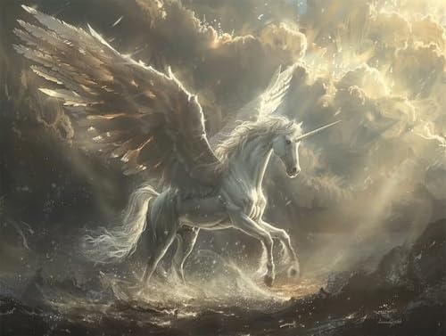 Erwachsene und Anfänger Diamond Painting DIY 5D Voll Bohren Set Heiliger Pegasus Bild Diamant Gemälde Diamant Malerei Arts Craft Perfekt Für Entspannung Und Decor Quadratischer Diamant 55x75cm AE2327 Erwachsene und Anfänger Diamond Painting DIY 5D Voll Bohren Set Heiliger Pegasus Bild Diamant Gemälde Diamant Malerei Arts Craft Perfekt Für Entspannung Und Decor Quadratischer Diamant 55x75cm AE2327 von Quxaoqiao