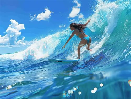 Erwachsene und Anfänger Diamond Painting DIY 5D Voll Bohren Set Surfer Meer Surfen Bild Diamant Gemälde Diamant Malerei Arts Craft Perfekt Für Entspannung Und Decor Runder Diamant 100x130cm AE0961 Erwachsene und Anfänger Diamond Painting DIY 5D Voll Bohren Set Surfer Meer Surfen Bild Diamant Gemälde Diamant Malerei Arts Craft Perfekt Für Entspannung Und Decor Runder Diamant 100x130cm AE0961 von Quxaoqiao