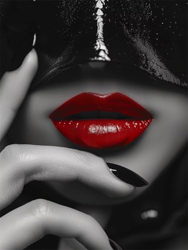 Quxaoqiao DIY 5D Erwachsene und Anfänger Diamant Malerei Set Bohren Voll Sexy Rote Lippen Bild Diamond Painting Gemälde Arts Craft Perfekt Für Entspannung Und Wand Decor Platz Drill 25x35cm AB0923 Quxaoqiao DIY 5D Erwachsene und Anfänger Diamant Malerei Set Bohren Voll Sexy Rote Lippen Bild Diamond Painting Gemälde Arts Craft Perfekt Für Entspannung Und Wand Decor Platz Drill 25x35cm AB0923 von Quxaoqiao