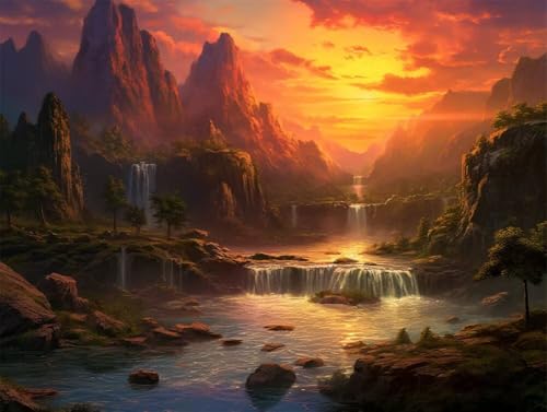 Quxaoqiao Erwachsene Diamond Painting DIY 5D Voll Bohren Set Landschaft Sonnenuntergang Bild Diamant Gemälde Diamant Malerei Arts Craft Perfekt Für Entspannung Und Decor Runder Diamant 55x75cm AE0906 Quxaoqiao Erwachsene Diamond Painting DIY 5D Voll Bohren Set Landschaft Sonnenuntergang Bild Diamant Gemälde Diamant Malerei Arts Craft Perfekt Für Entspannung Und Decor Runder Diamant 55x75cm AE0906 von Quxaoqiao