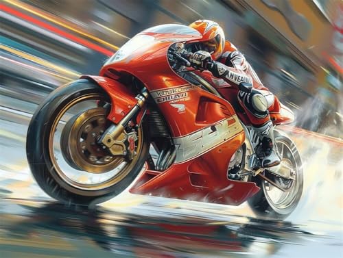 Quxaoqiao Erwachsene Diamond Painting DIY 5D Voll Bohren Set Super Motorrad Wettbewerb Bild Diamant Gemälde Diamant Malerei Arts Craft Perfekt Für Entspannung Und Decor Runder Diamant 55x75cm AE0954 Quxaoqiao Erwachsene Diamond Painting DIY 5D Voll Bohren Set Super Motorrad Wettbewerb Bild Diamant Gemälde Diamant Malerei Arts Craft Perfekt Für Entspannung Und Decor Runder Diamant 55x75cm AE0954 von Quxaoqiao