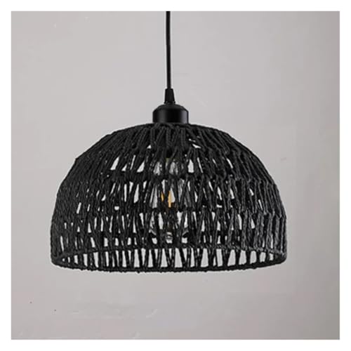 Lampenschirme aus Stoff Hanfseil gewebte Pendelleuchten Pastorales Restaurant Teestube Gasthaus Bar Schlafzimmer Rattan Innenbeleuchtung Lampenabdeckung Stoff Lampenschirm(Color 3,NO LIGHT BULB_30X16C Lampenschirme aus Stoff Hanfseil gewebte Pendelleuchten Pastorales Restaurant Teestube Gasthaus Bar Schlafzimmer Rattan Innenbeleuchtung Lampenabdeckung Stoff Lampenschirm(Color 3,NO LIGHT BULB_30X16C von QuxetlRyz