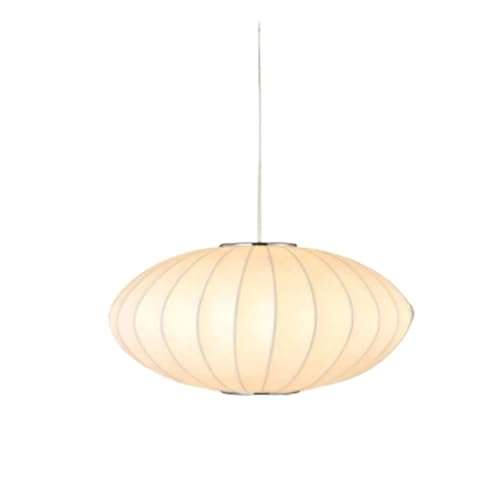 QuxetlRyz Lampenschirme aus Stoff 30/40/50cm Wohnkultur Beleuchtung Kreative Hängelampen Stoff Pendelleuchten Leuchten for Schlafzimmer Restaurant Theke Kronleuchter(40CM) von QuxetlRyz
