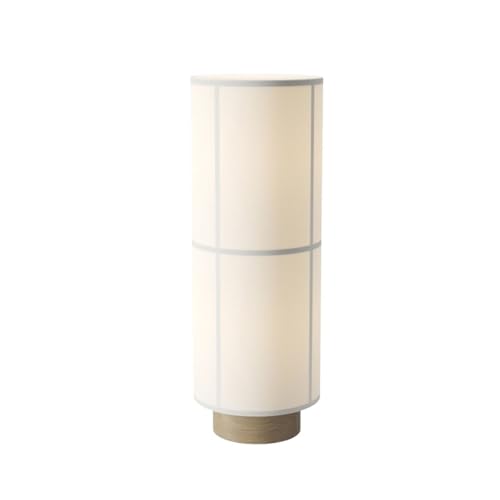 QuxetlRyz Lampenschirme aus Stoff Designer Pendelleuchte Vintage Stoff Lampenschirm Hängelampe Esszimmer Minimalistischer zylindrischer Kronleuchter Stoff Lampenschirm(Floor Lamp,Neutral Light) von QuxetlRyz