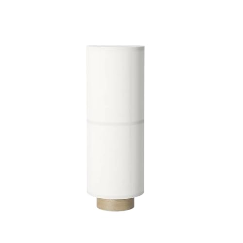 QuxetlRyz Lampenschirme aus Stoff Designer Pendelleuchte Vintage Stoff Lampenschirm Hängelampe Esszimmer Minimalistischer zylindrischer Kronleuchter Stoff Lampenschirm(Table Lamp,Cold Light) von QuxetlRyz