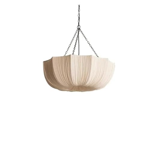QuxetlRyz Lampenschirme aus Stoff Stoff Pendelleuchten Schirmleuchte Wohn-Esszimmer Wohndekor Schlafzimmer Rustikale Hängelampe Lampenbezug Stoff Lampenschirm(Color 3,3 Color Changeable) von QuxetlRyz