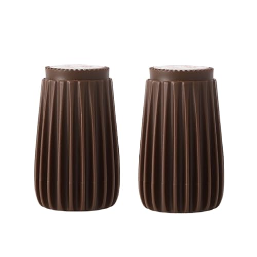 QuxetlRyz Möbelerhöhung 2/4 Stück Möbelbein-Booster-Pad, Bettstabilisator, Kopfteilstopper, Bettaufsteller, höhenverstellbar, Sofafüße, Bodenschutz(2Pc Brown 10-13cm) von QuxetlRyz