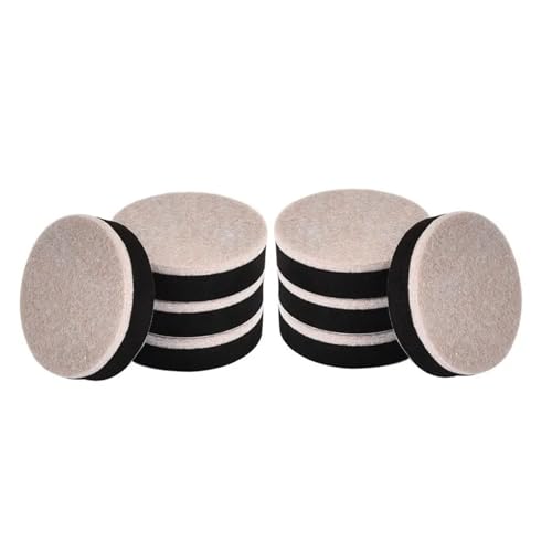 QuxetlRyz Möbelerhöhung 4/8 STÜCKE Selbstklebende Stuhlbeinpolster aus dickem Filz for Tisch, Stuhl, Sofa, erhöhte Fußpolster, stumme Möbelbeine, Bodenschutz(8pcs) von QuxetlRyz