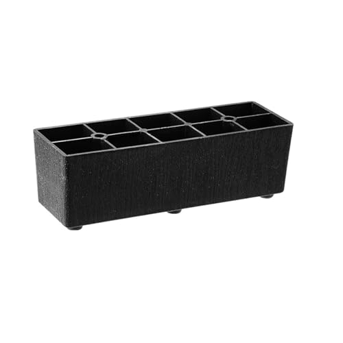 QuxetlRyz Möbelerhöhung 4 Stück 50 MM hohe Möbelbeine aus Kunststoff in L-Form und einliniger Form, Sofabeine, Couchtisch- und Bettbeine, rechteckiger Couchbeinsockel(4pcs5cm One-Shape) von QuxetlRyz