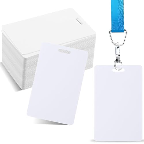 Quystetes 100 Stück weiße PVC-Karten mit Schlitzstanzer auf der kurzen Seite, vertikaler Schlitzstanzer, Karte, , Kreditkarten, Foto, Ausweis Quystetes 100 Stück weiße PVC-Karten mit Schlitzstanzer auf der kurzen Seite, vertikaler Schlitzstanzer, Karte, , Kreditkarten, Foto, Ausweis von Quystetes