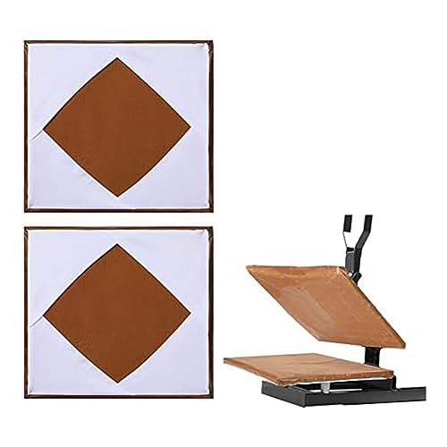Quystetes 2 Stück Wärmeplatte Wrap Cover Hitzeschutz zum Schutz von Sublimation Wärmepressmaschine A Weiß Quystetes 2 Stück Wärmeplatte Wrap Cover Hitzeschutz zum Schutz von Sublimation Wärmepressmaschine A Weiß von Quystetes
