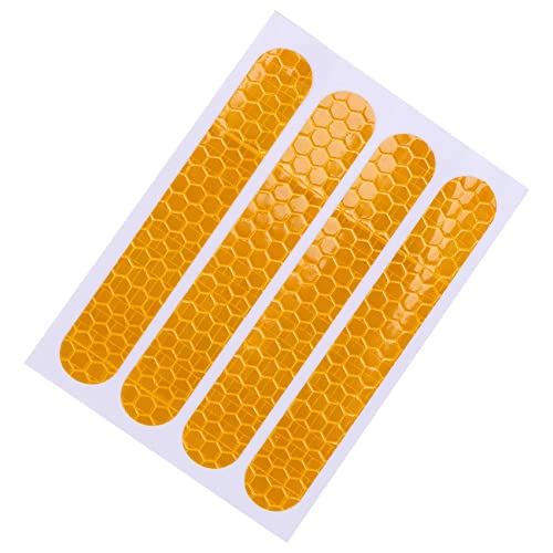 Quystetes Schutzschale für Vorder- und Hinterrad, reflektierender Aufkleber für Max G30 Scooter-Zubehör, Gelb, 4 Stück Quystetes Schutzschale für Vorder- und Hinterrad, reflektierender Aufkleber für Max G30 Scooter-Zubehör, Gelb, 4 Stück von Quystetes