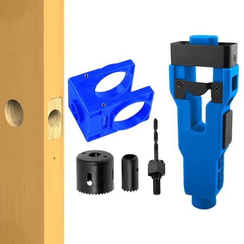 Quzente Türlochbohrset – genaue Türvorrichtung | Schlossersatzteile für Bolzen, Fenster, Garage, Laden, Eingang, Balkon, Bücherregal, Schrank, Front Quzente Türlochbohrset – genaue Türvorrichtung | Schlossersatzteile für Bolzen, Fenster, Garage, Laden, Eingang, Balkon, Bücherregal, Schrank, Front von Quzente
