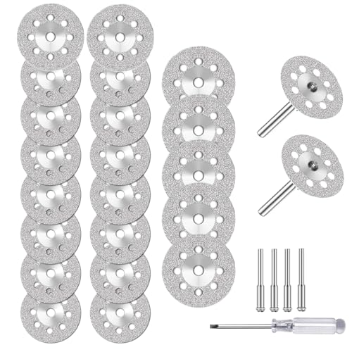 Qwrqwr 25 Stück Mini Gelochte Trennscheiben Metall Dünne Flexscheiben für Präzisionsschneiden Kompati bel mit Dremel und Multifunktionswerkzeug als Rotationswerkzeug Zubehör Qwrqwr 25 Stück Mini Gelochte Trennscheiben Metall Dünne Flexscheiben für Präzisionsschneiden Kompati bel mit Dremel und Multifunktionswerkzeug als Rotationswerkzeug Zubehör von Qwrqwr