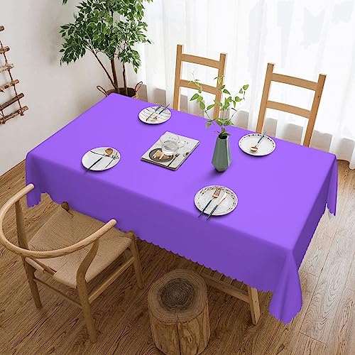 Qwvbn Einfarbige, quadratische Spitzen-Tischdecke, 137,2 x 182,9 cm, wasserdicht und knitterarm, geeignet für Esstische und Teetische Qwvbn Einfarbige, quadratische Spitzen-Tischdecke, 137,2 x 182,9 cm, wasserdicht und knitterarm, geeignet für Esstische und Teetische von Qwvbn