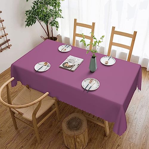 Qwvbn Quadratische Spitzen-Tischdecke, einfarbig, Weinrot, 137,2 x 183,9 cm, wasserdicht und knitterarm, geeignet für Esstische und Teetische Qwvbn Quadratische Spitzen-Tischdecke, einfarbig, Weinrot, 137,2 x 183,9 cm, wasserdicht und knitterarm, geeignet für Esstische und Teetische von Qwvbn