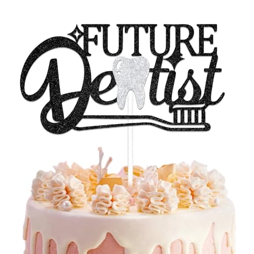 Tortenaufsatz "Future Dentist", "Congrats Zahnarzt", Tortenaufsatz, Zahnarzt-Abschlussfeier, Party-Dekoration, Zahnarztschule, Überlebens-Dekorationen, Zahnarztschule, Abschlussfeier, Partyzubehör, Tortenaufsatz "Future Dentist", "Congrats Zahnarzt", Tortenaufsatz, Zahnarzt-Abschlussfeier, Party-Dekoration, Zahnarztschule, Überlebens-Dekorationen, Zahnarztschule, Abschlussfeier, Partyzubehör, von Qxcv