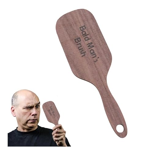 1/2 Stück Kamm für kahlköpfige Männer, Kamm und Glatzenbürste, Witz-Set, lustige haarlose Kämmbürste, humorvolle zahnlose Kämme, Witz, Glatzen, Herrenbürsten, Holzpflege-Werkzeug, Gag, Geschenk für 1/2 Stück Kamm für kahlköpfige Männer, Kamm und Glatzenbürste, Witz-Set, lustige haarlose Kämmbürste, humorvolle zahnlose Kämme, Witz, Glatzen, Herrenbürsten, Holzpflege-Werkzeug, Gag, Geschenk für von Qxiao