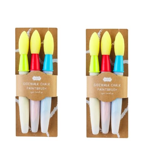 Bürgersteig-Kreide-Pinsel, staubfreie Kreide für Kinder, Farbpinsel-Set, DIY, waschbar, ungiftig, waschbar, Kleinkinderkreiden, Zeichnen, Schreiben für Outdoor, Kunst, Spielen, leicht zu reinigen Bürgersteig-Kreide-Pinsel, staubfreie Kreide für Kinder, Farbpinsel-Set, DIY, waschbar, ungiftig, waschbar, Kleinkinderkreiden, Zeichnen, Schreiben für Outdoor, Kunst, Spielen, leicht zu reinigen von Qxiao