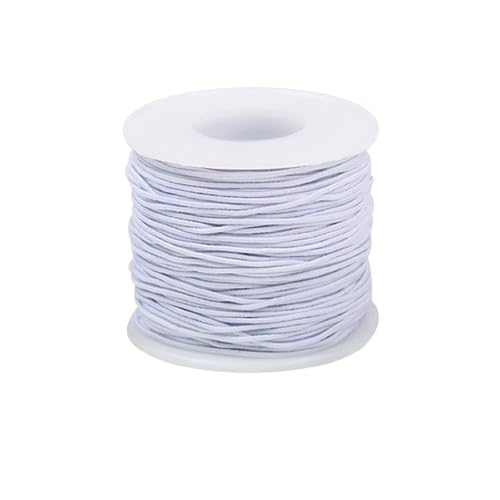 Elastische Kordel, 1 mm x 100 m, Armbandschnur, elastische Kordel, Perlenschnur, Fäden, dehnbare Schnur, Stoff, Bastelschnüre für Armband, Schmuck, Halsketten, Basteln, geflochtene Haargummis Elastische Kordel, 1 mm x 100 m, Armbandschnur, elastische Kordel, Perlenschnur, Fäden, dehnbare Schnur, Stoff, Bastelschnüre für Armband, Schmuck, Halsketten, Basteln, geflochtene Haargummis von Qxiao