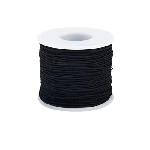 Elastische Kordel, 1 mm x 100 m, Armbandschnur, elastische Kordel, Perlenschnur, Fäden, dehnbare Schnur, Stoff, Bastelschnüre für Armband, Schmuck, Halsketten, Basteln, geflochtene Haargummis Elastische Kordel, 1 mm x 100 m, Armbandschnur, elastische Kordel, Perlenschnur, Fäden, dehnbare Schnur, Stoff, Bastelschnüre für Armband, Schmuck, Halsketten, Basteln, geflochtene Haargummis von Qxiao