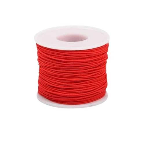 Qxiao Elastische Kordel, 1 mm x 100 m, Armbandschnur, elastische Kordel, Perlenschnur, Fäden, dehnbare Schnur, Stoff, Bastelschnüre für Armband, Schmuck, Halsketten, Basteln, geflochtene Haargummis Qxiao Elastische Kordel, 1 mm x 100 m, Armbandschnur, elastische Kordel, Perlenschnur, Fäden, dehnbare Schnur, Stoff, Bastelschnüre für Armband, Schmuck, Halsketten, Basteln, geflochtene Haargummis von Qxiao
