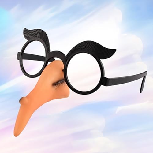 Qxiao Lustige Einzelparty-Brille, Halloween-Spaß-Dekoration, Brille, Hexennasenbrille, Make-up, Kleidung, Requisiten, Hexentanz, Performance-Requisiten Qxiao Lustige Einzelparty-Brille, Halloween-Spaß-Dekoration, Brille, Hexennasenbrille, Make-up, Kleidung, Requisiten, Hexentanz, Performance-Requisiten von Qxiao
