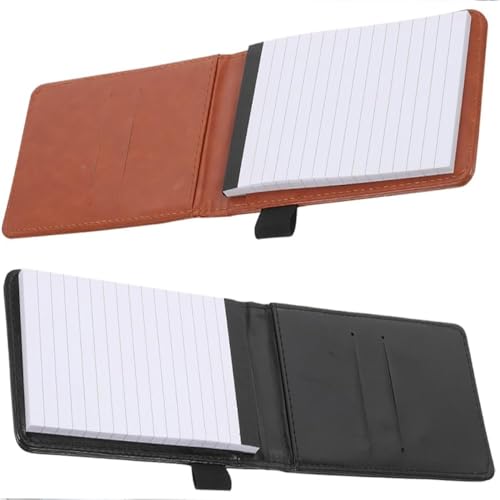 Lerntagebuch A7-Notizbuch, Mini-Taschenbuch, Haftnotizbuch, kann zerrissen und als Notizblock verwendet werden, geeignet for Studenten und Büroangestellte, lässiger Notizblock(Svart) von Qxmiguel