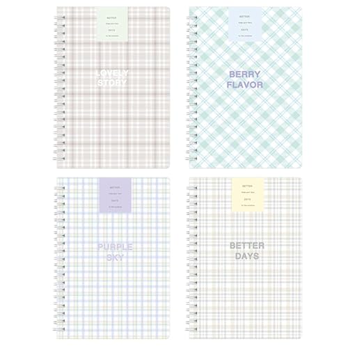 Qxmiguel Lerntagebuch 4er-Pack A5-Notizbücher, 8,38 × 5,38 Zoll, Tagebuch, Leder-Notizblock, 60 Seiten for Männer und Frauen, Schreibbüro- und Studienbedarf Qxmiguel Lerntagebuch 4er-Pack A5-Notizbücher, 8,38 × 5,38 Zoll, Tagebuch, Leder-Notizblock, 60 Seiten for Männer und Frauen, Schreibbüro- und Studienbedarf von Qxmiguel