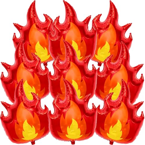 9 Stück Geburtstag Feuer Luftballos, XXL Flammen Ballons, Flammen Party Deko Ballon, Feuer Geburtstag Luftballo Deko, für Kinder Geburtstags Feuerwehr Thema Party, flamme Thema Kinde Partys Deko 9 Stück Geburtstag Feuer Luftballos, XXL Flammen Ballons, Flammen Party Deko Ballon, Feuer Geburtstag Luftballo Deko, für Kinder Geburtstags Feuerwehr Thema Party, flamme Thema Kinde Partys Deko von Qxwuyazbryl