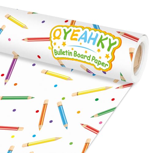 Qyeahkj Bunte Buntstifte, Pinnwand, Papierrolle, Buntstift, Pinnwand, Hintergrund, Papier, farbecht, bunt, Klassenzimmer-Dekoration, Poster, Kunst, Handwerk, Zuhause, Wand, Bildung, Dekoration Qyeahkj Bunte Buntstifte, Pinnwand, Papierrolle, Buntstift, Pinnwand, Hintergrund, Papier, farbecht, bunt, Klassenzimmer-Dekoration, Poster, Kunst, Handwerk, Zuhause, Wand, Bildung, Dekoration von Qyeahkj