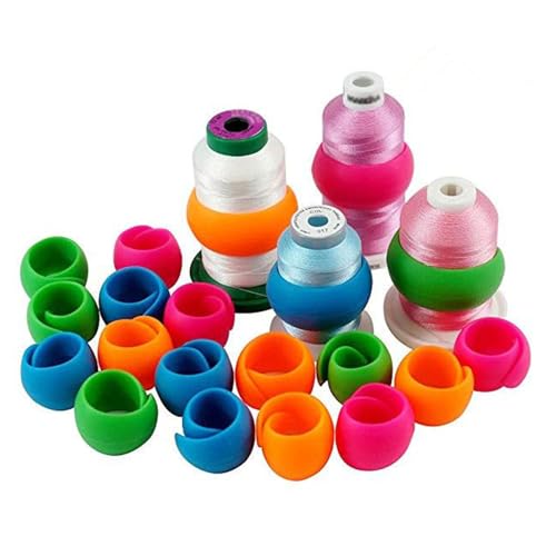 Qzdtue Thread Spool Hugger, Sewing Organizer, 20 Stück Slim Stopper Set, 2,7 x 3,8 cm, platzsparendes Design für Näharbeiten, Handwerker, Anfänger, Männer, Frauen oder Hobby Qzdtue Thread Spool Hugger, Sewing Organizer, 20 Stück Slim Stopper Set, 2,7 x 3,8 cm, platzsparendes Design für Näharbeiten, Handwerker, Anfänger, Männer, Frauen oder Hobby von Qzdtue