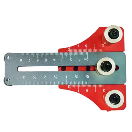 Sägeblatt, Woodworking Zange, 145 x 100 x 55 mm, Jig verstellbar, Thin Rip, Aluminiumlegierung, Zubehör für Schneidewerkzeug, für Repetitive Cutting, Guide System von Qzdtue