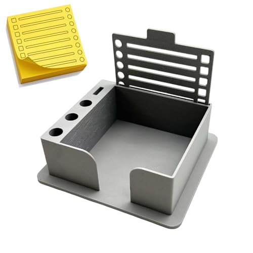 Sticky Note Stencil, Schreibtisch-Notizhalter, wiederverwendbarer Schreibtisch-Organizer, Schreibtisch-Organizer, 4,49 x 4,09 x 1,57 Zoll, Home Office Zubehör, College Dorm, Klassenzimmer von Qzdtue