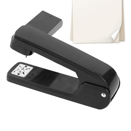 Swivel Stapler, Long Reach Binder, Anti-Jam Office Tool, for Crafting, Packaging, Bookbinding, Home, School, Classroom Use Classrooms and School Projects Effortlessly Desktop von Qzdtue