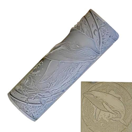 Texturroller Clay, Modellierwerkzeug, Handwerksbedarf, 8,9 x 3,8 x 4,5 cm, Bird Bee Whale Designs, Pottery Tool für Kunst und Handwerk, handgefertigtes Projekt-Zubehör Texturroller Clay, Modellierwerkzeug, Handwerksbedarf, 8,9 x 3,8 x 4,5 cm, Bird Bee Whale Designs, Pottery Tool für Kunst und Handwerk, handgefertigtes Projekt-Zubehör von Qzdtue