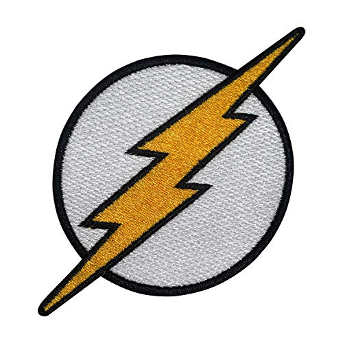 Flicken zum Aufbügeln oder Aufnähen, Motiv: Flash Superhero von R-CO