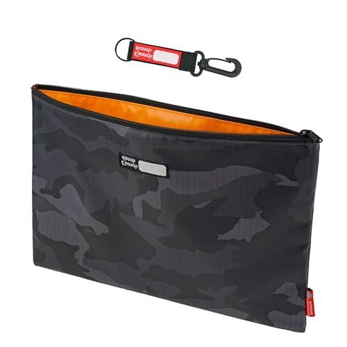 Rough Enough Wichtiger Dokumenten-Organizer, sicherer Aktenordner mit wasserdichtem Cordura, schwarz, Camouflage, Militär, Armee, Namensschild, Aufzeichnung Rough Enough Wichtiger Dokumenten-Organizer, sicherer Aktenordner mit wasserdichtem Cordura, schwarz, Camouflage, Militär, Armee, Namensschild, Aufzeichnung von R E ROUGH ENOUGH