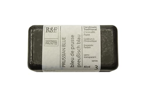 R&F Encaustic, 40ml, Prussian Blue (103N) von R&F