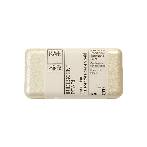 R&F Encaustic 40ml Paint, Iridescent Pearl by R&F Encaustic Paints von R&F